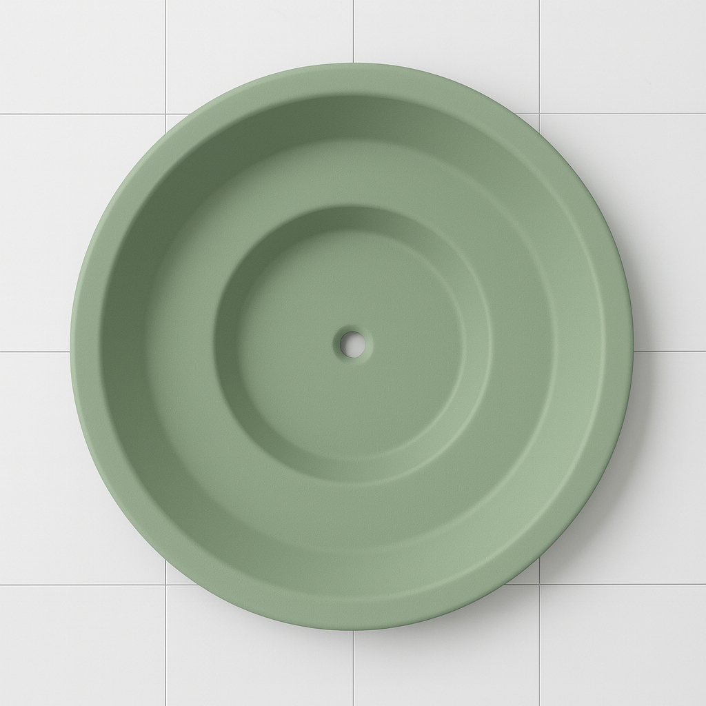 Omnitub 1500 Round Deep Soaking Bathtub – 1000mm Internal Depth