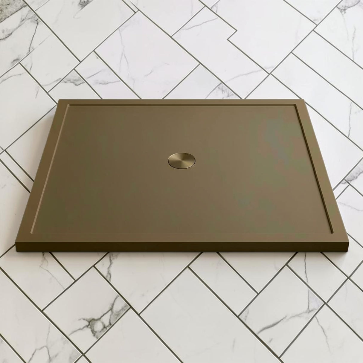 Omnitub 1500 x 1500 square shower tray 35mm slim non-slip - underside detail
