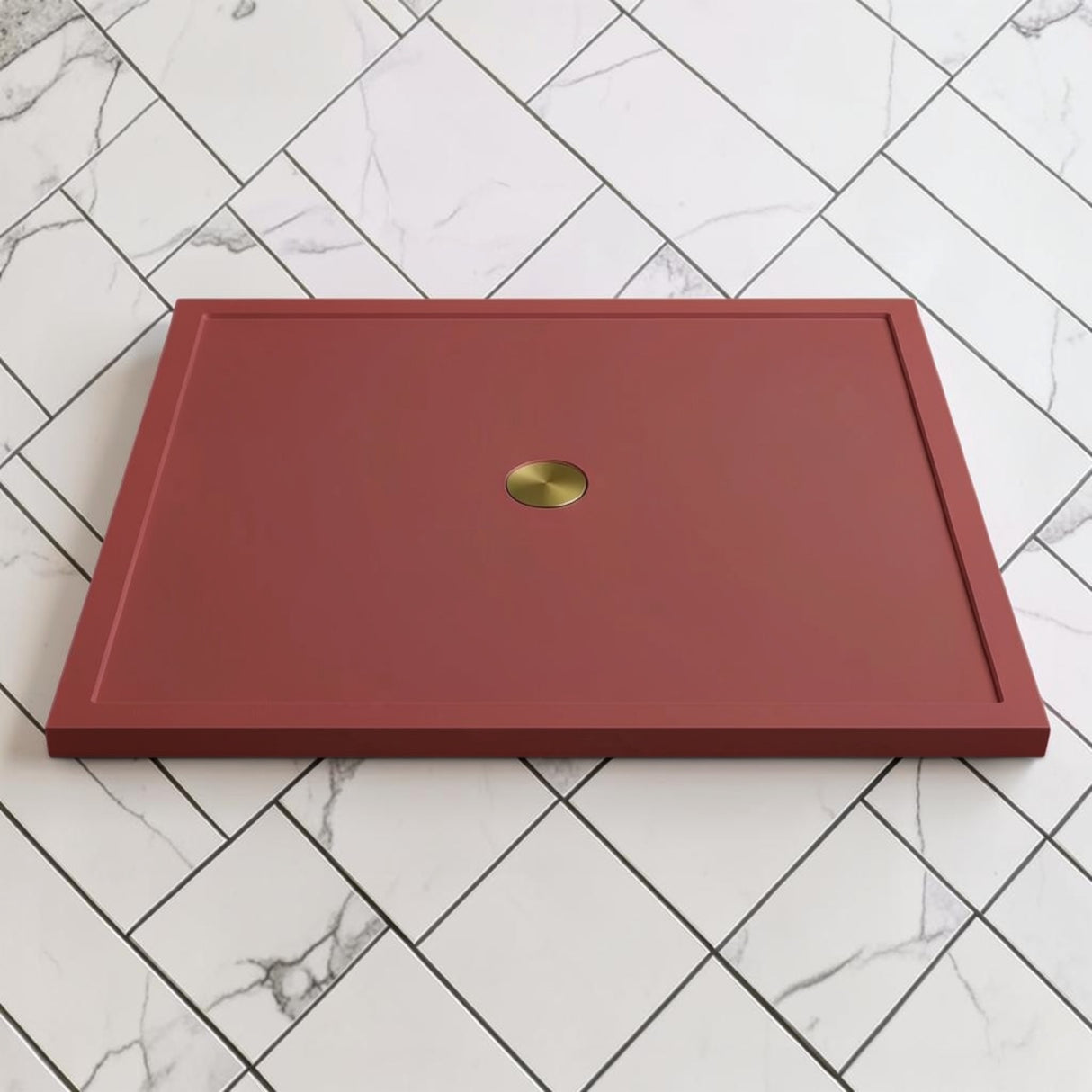 Omnitub 1500 x 1500 square shower tray 35mm slim non-slip - lifestyle setting