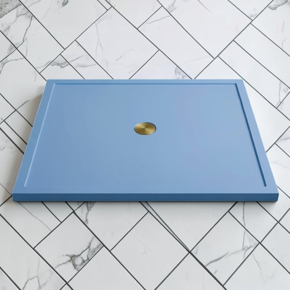 Omnitub 1500 x 1500 square shower tray 35mm slim non-slip - interior detail
