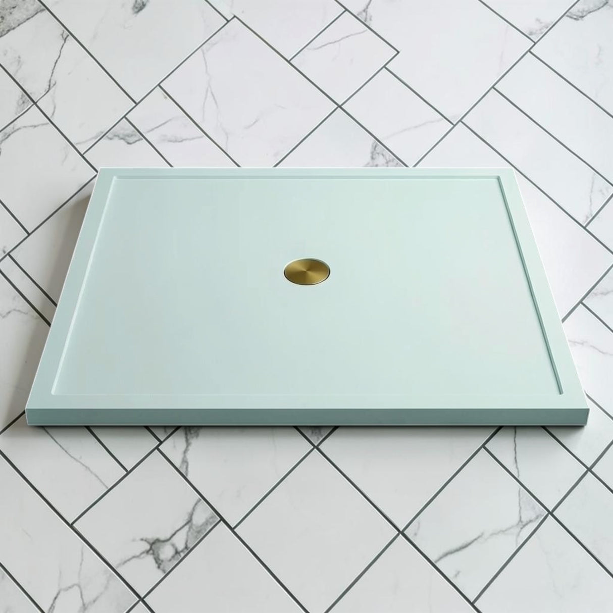 Omnitub 1500 x 1500 square shower tray 35mm slim non-slip - finish and texture