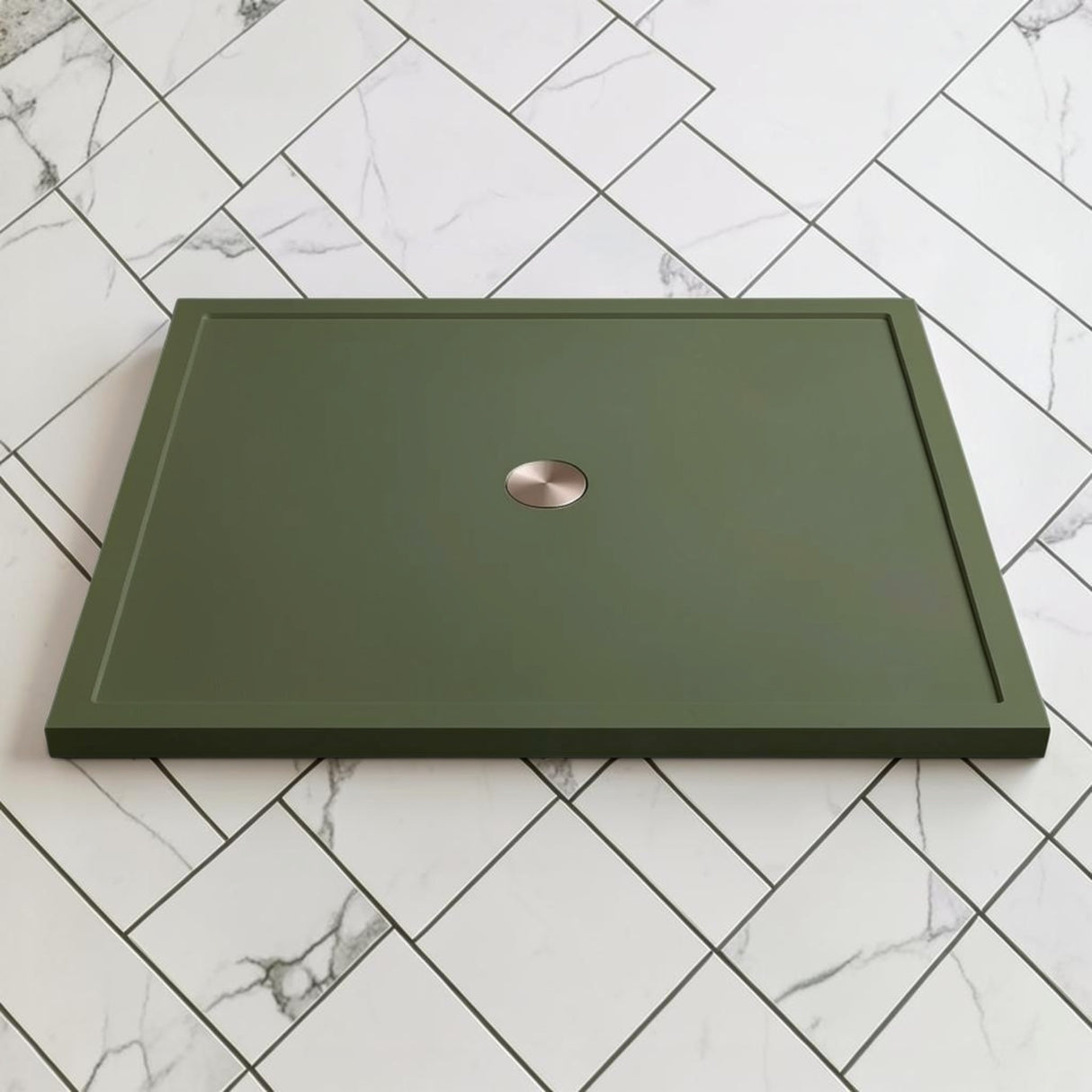 Omnitub 1500 x 1500 square shower tray 35mm slim non-slip - design feature