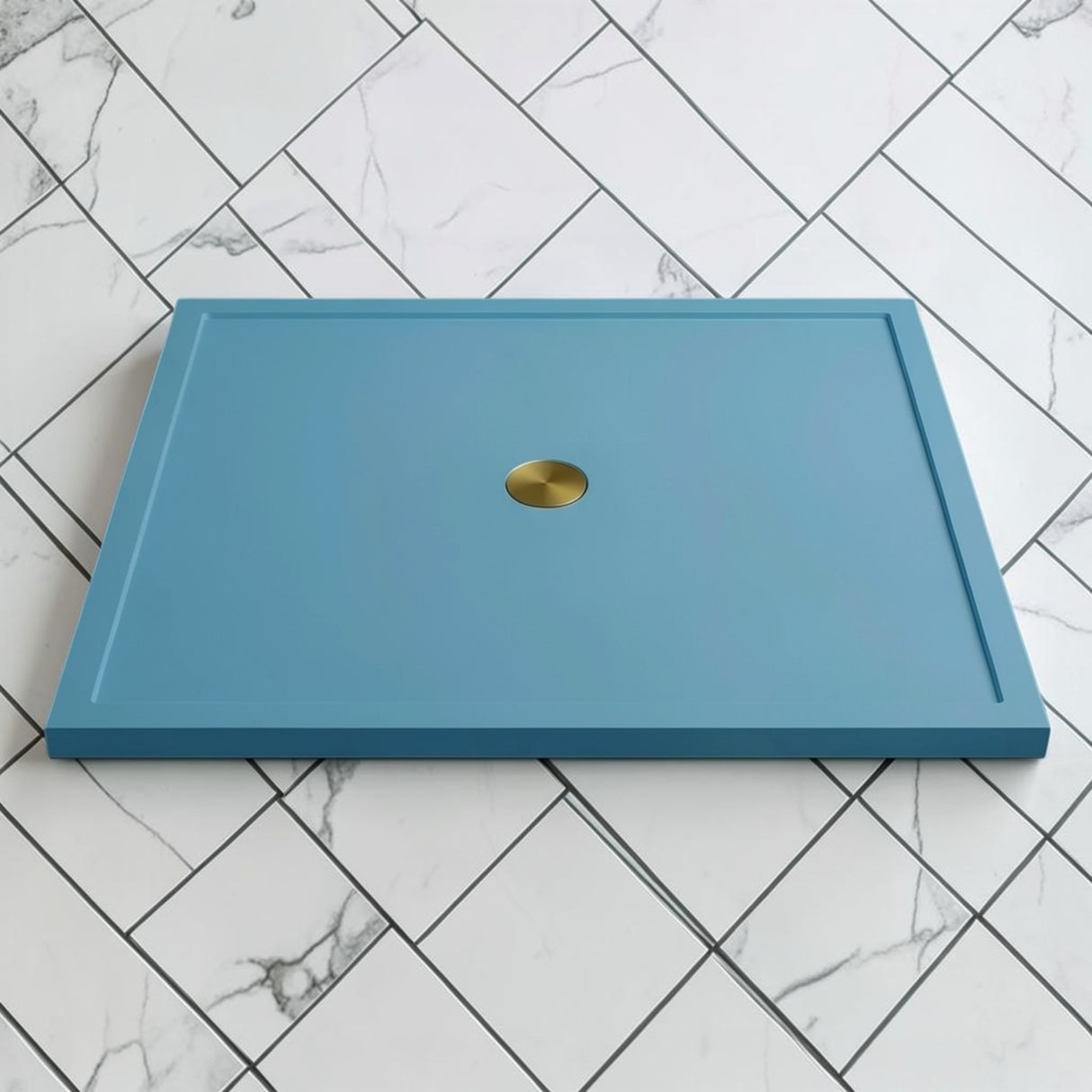 Omnitub 1500 x 1500 square shower tray 35mm slim non-slip - feature highlight