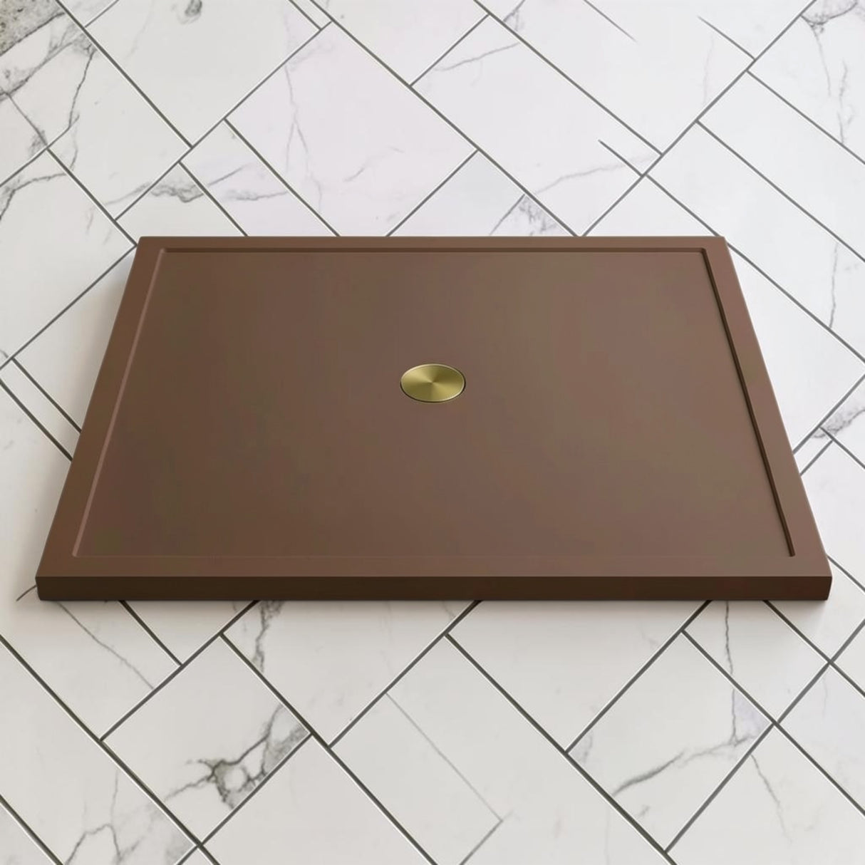 Omnitub 1500 x 1500 square shower tray 35mm slim non-slip - interior detail