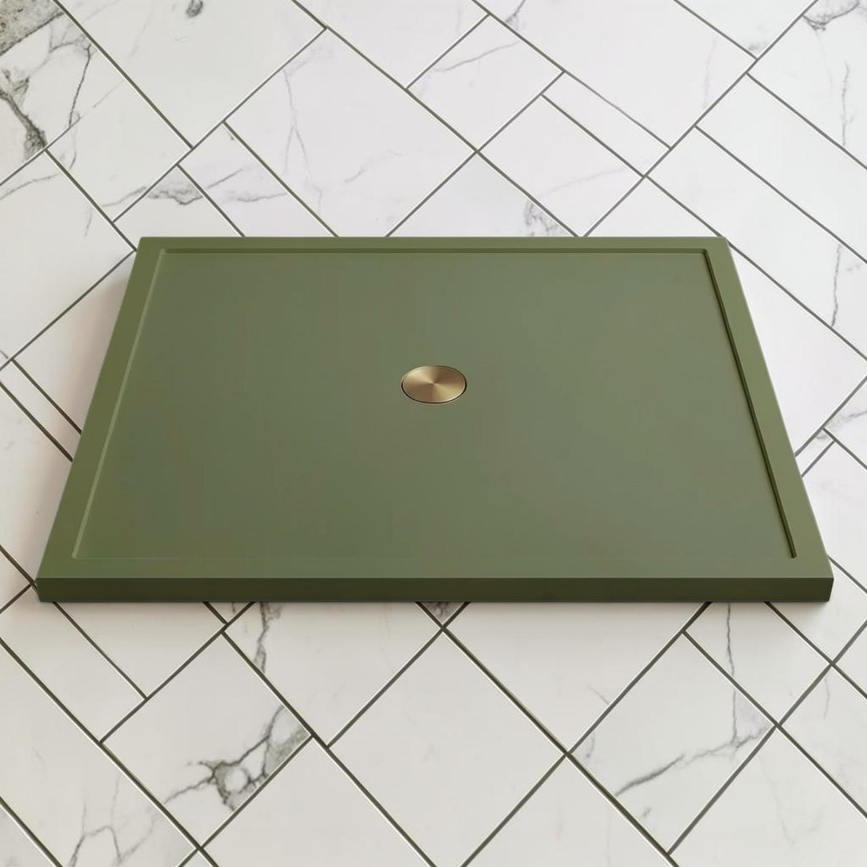 Omnitub 1500 x 1500 square shower tray 35mm slim non-slip - interior detail