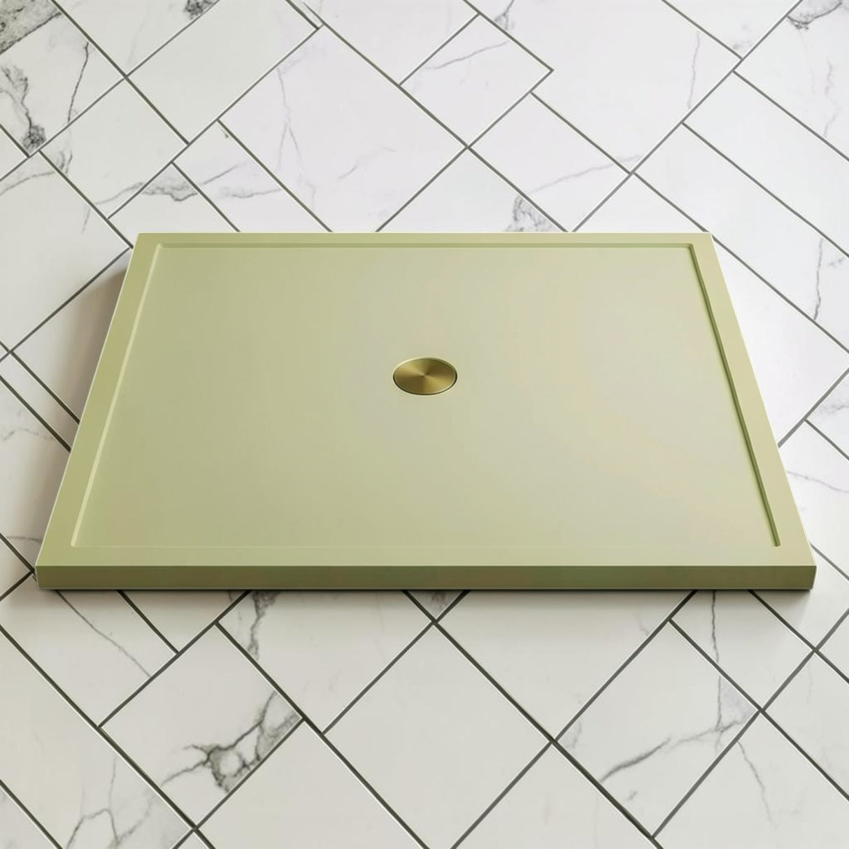 Omnitub 1500 x 1500 square shower tray 35mm slim non-slip - bathroom installation