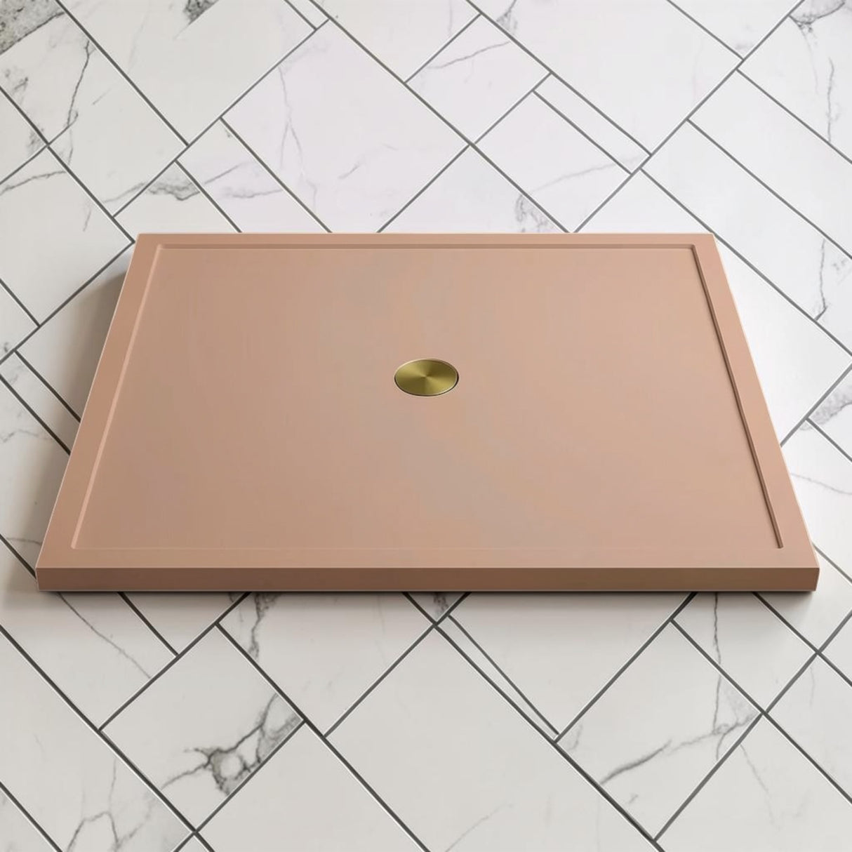 Omnitub 1500 x 1500 square shower tray 35mm slim non-slip - underside detail