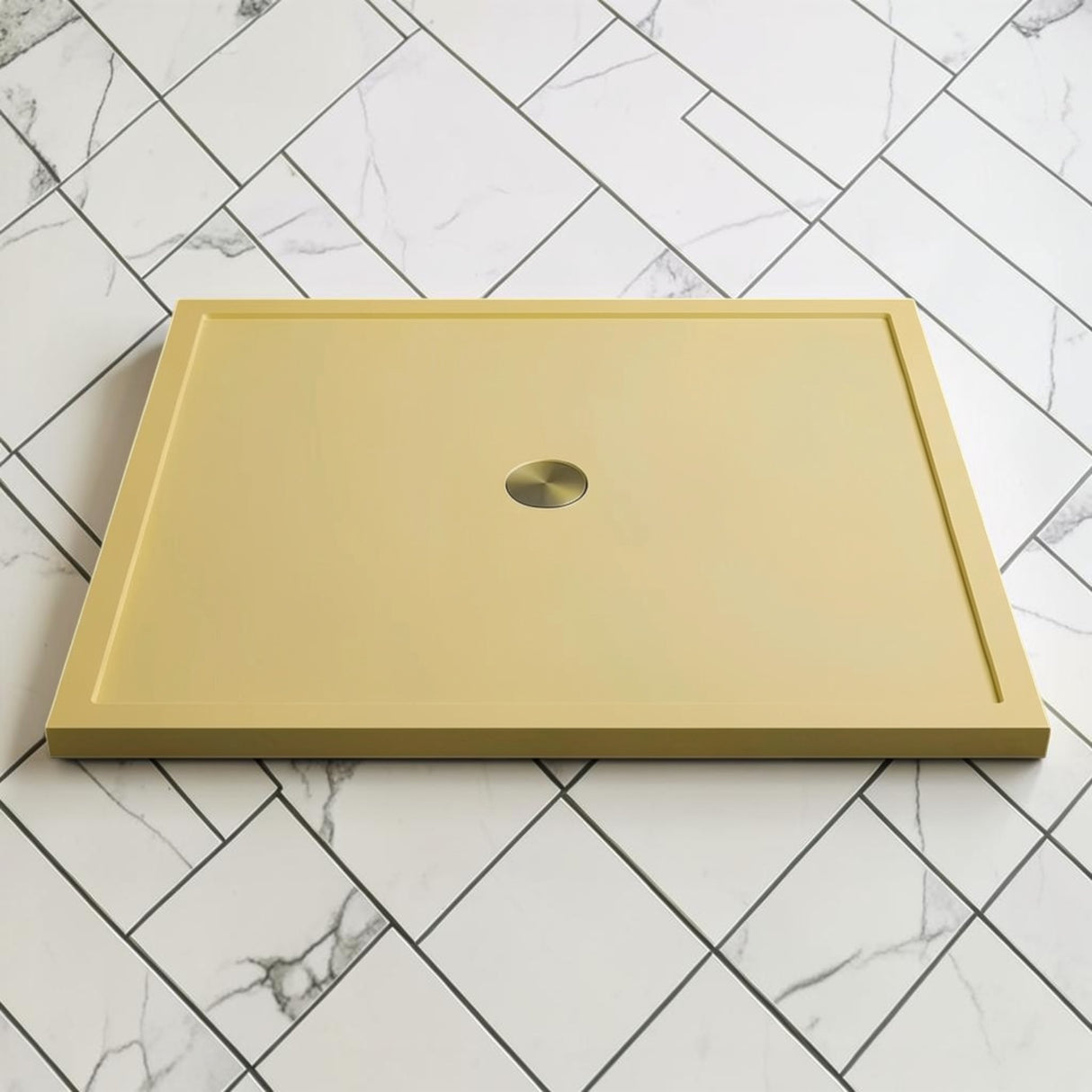 Omnitub 1500 x 1500 square shower tray 35mm slim non-slip - lifestyle setting