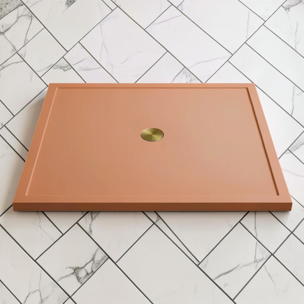 Omnitub 1500 x 1500 square shower tray 35mm slim non-slip - alternate angle