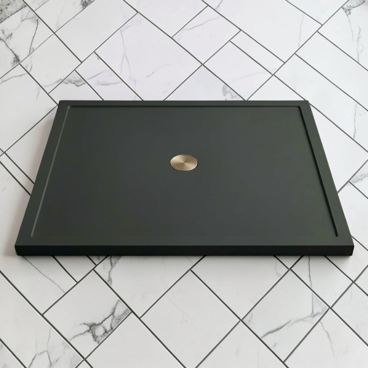 Omnitub 1500 x 1500 square shower tray 35mm slim non-slip - colour detail