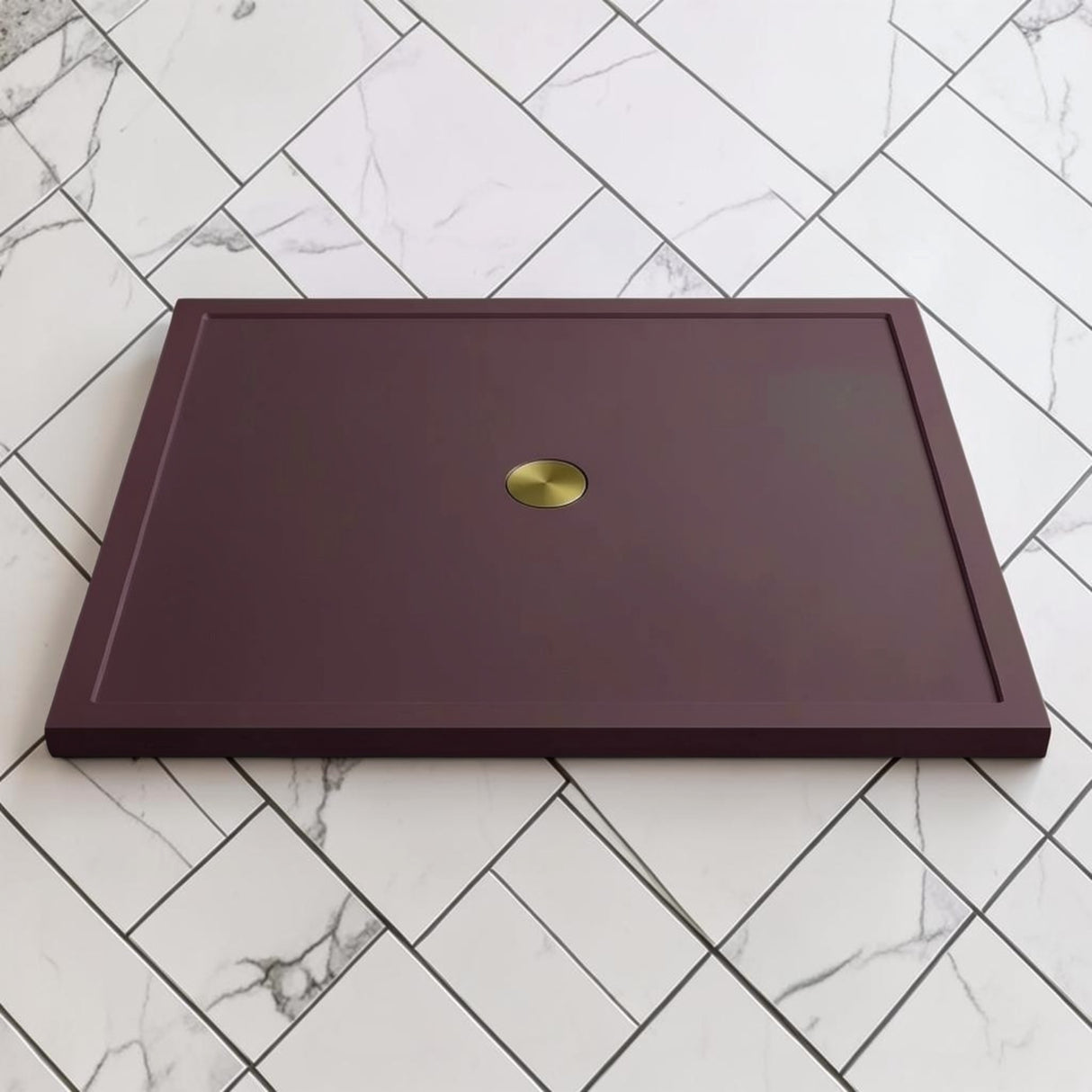 Omnitub 1500 x 1500 square shower tray 35mm slim non-slip - alternate angle