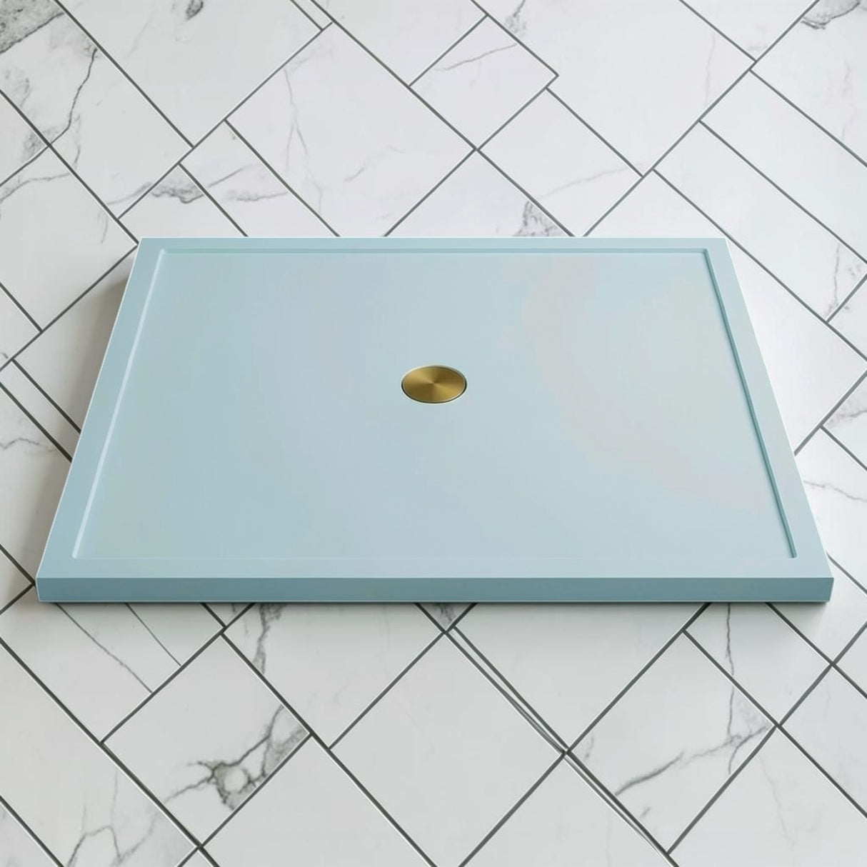 Omnitub 1500 x 1500 square shower tray 35mm slim non-slip - feature highlight