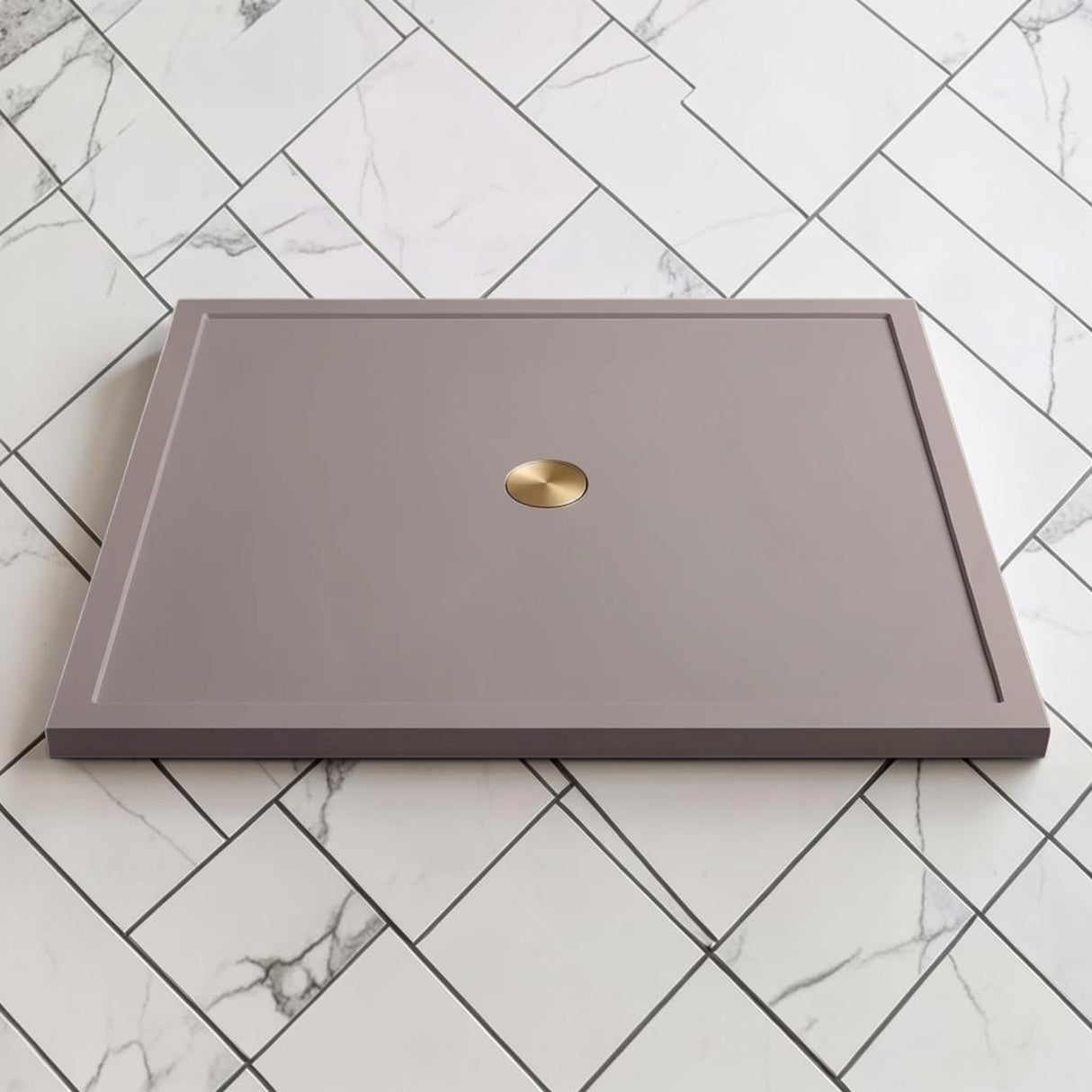 Omnitub 1500 x 1500 square shower tray 35mm slim non-slip - underside detail