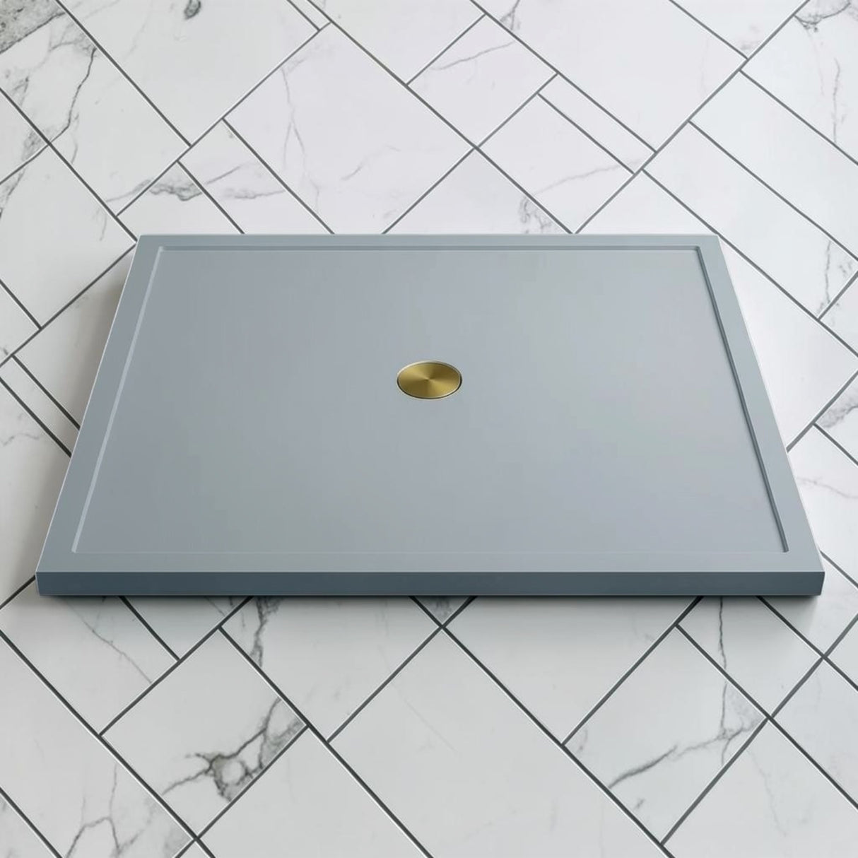 Omnitub 1500 x 1500 square shower tray 35mm slim non-slip - interior detail