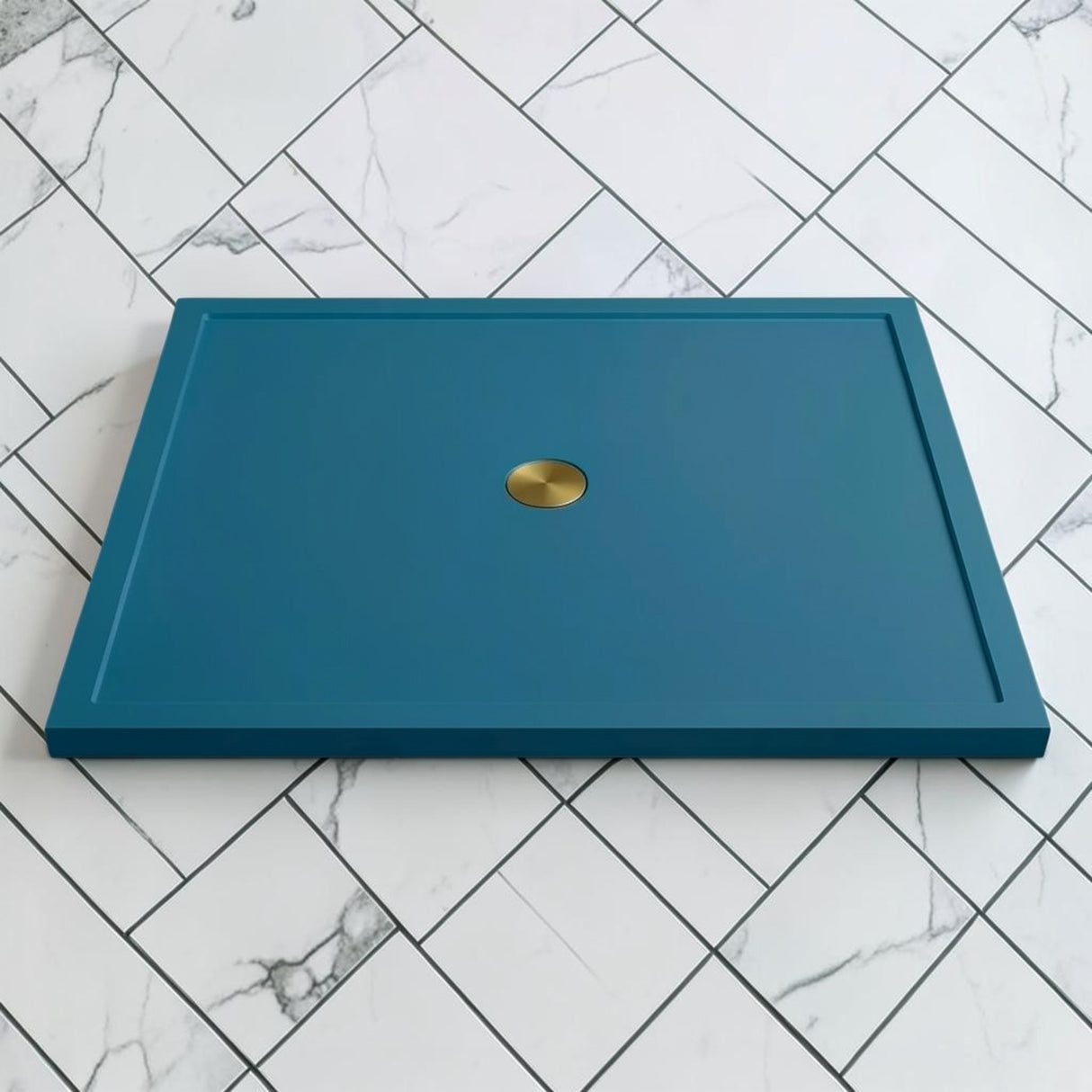 Omnitub 1500 x 1500 square shower tray 35mm slim non-slip - finish and texture