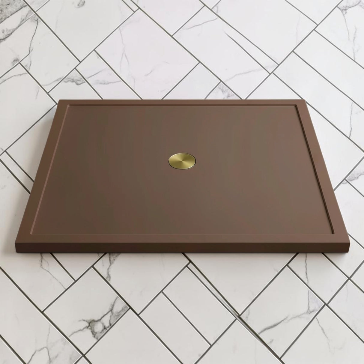 Omnitub 1500 x 1500 square shower tray 35mm slim non-slip - alternate angle