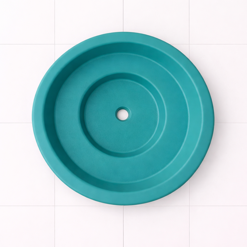 Omnitub 1500 Round Deep Soaking Bathtub – 1000mm Internal Depth