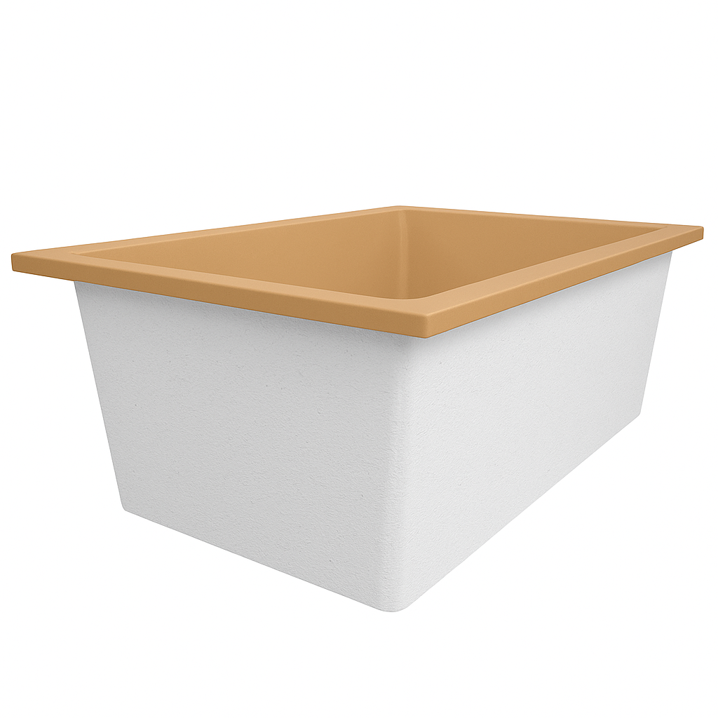 1250 x 1050 Deep Soaking Tub – 600mm Depth – Wide Rectangular – Omnitub