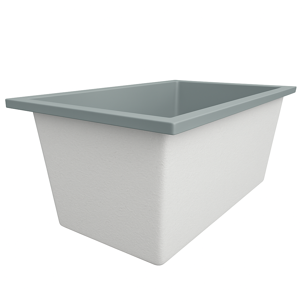 Omnitub Solo Flow 1400 x 900 handmade UK deep soaking tub 600mm depth rectangular - product overview