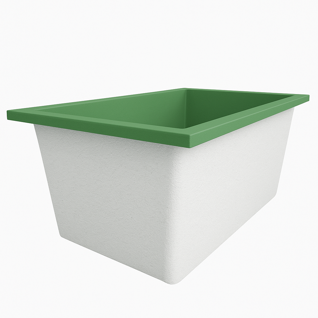 Omnitub Solo Flow 1400 x 900 handmade UK deep soaking tub 600mm depth rectangular - gallery image