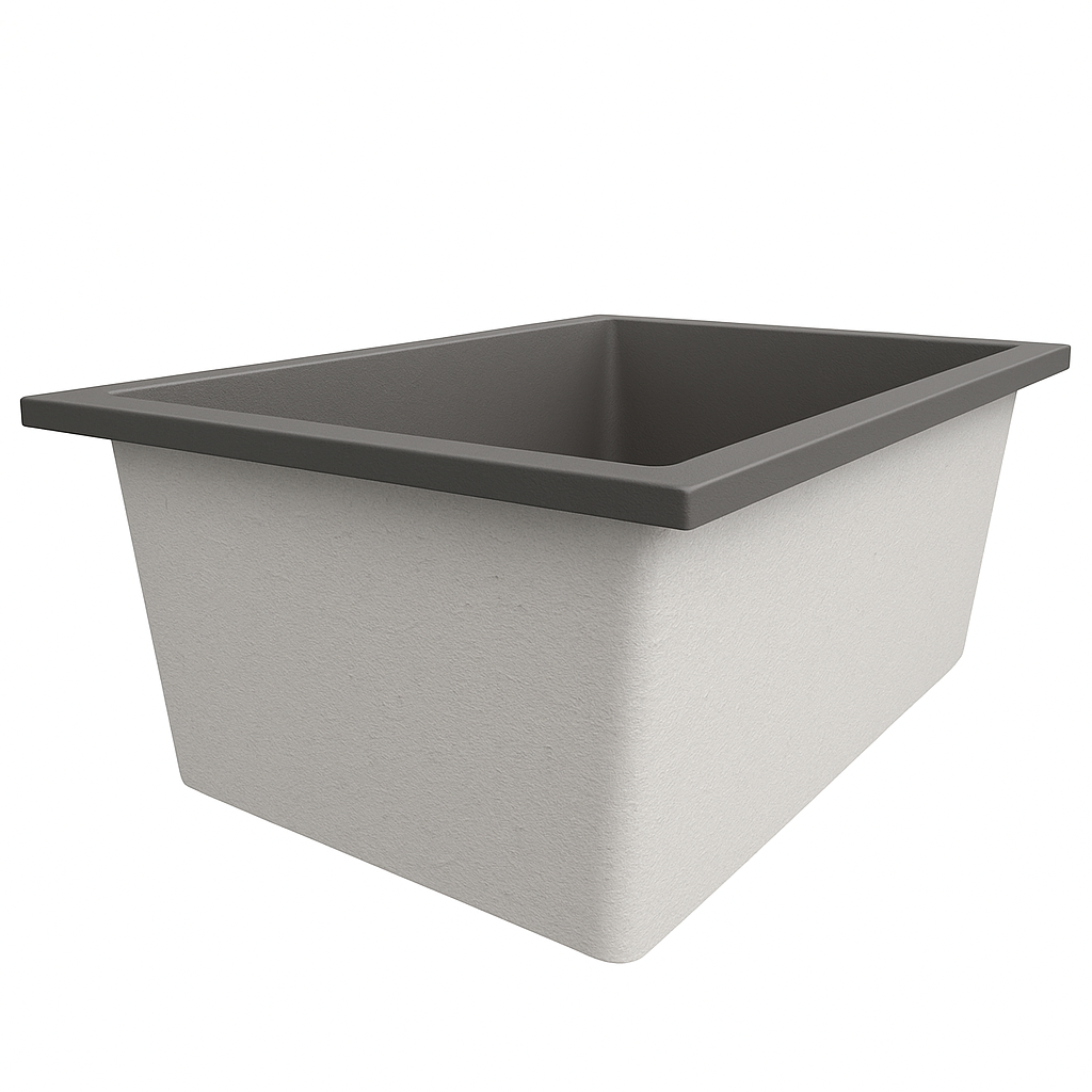 1500 x 1050 Deep Soaking Tub – 600mm Depth – Wide Rectangular – Omnitub