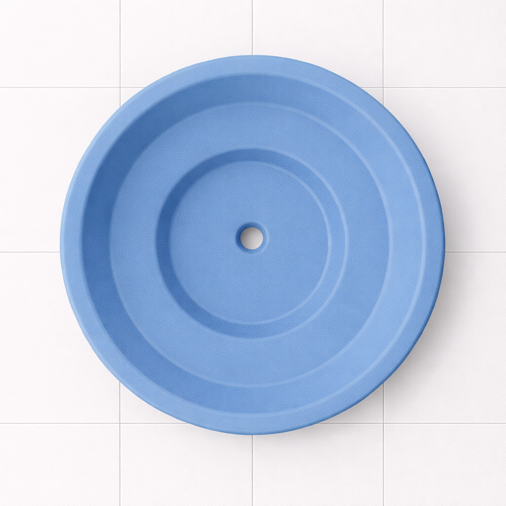 Omnitub 1500 Round Deep Soaking Bathtub – 1000mm Internal Depth