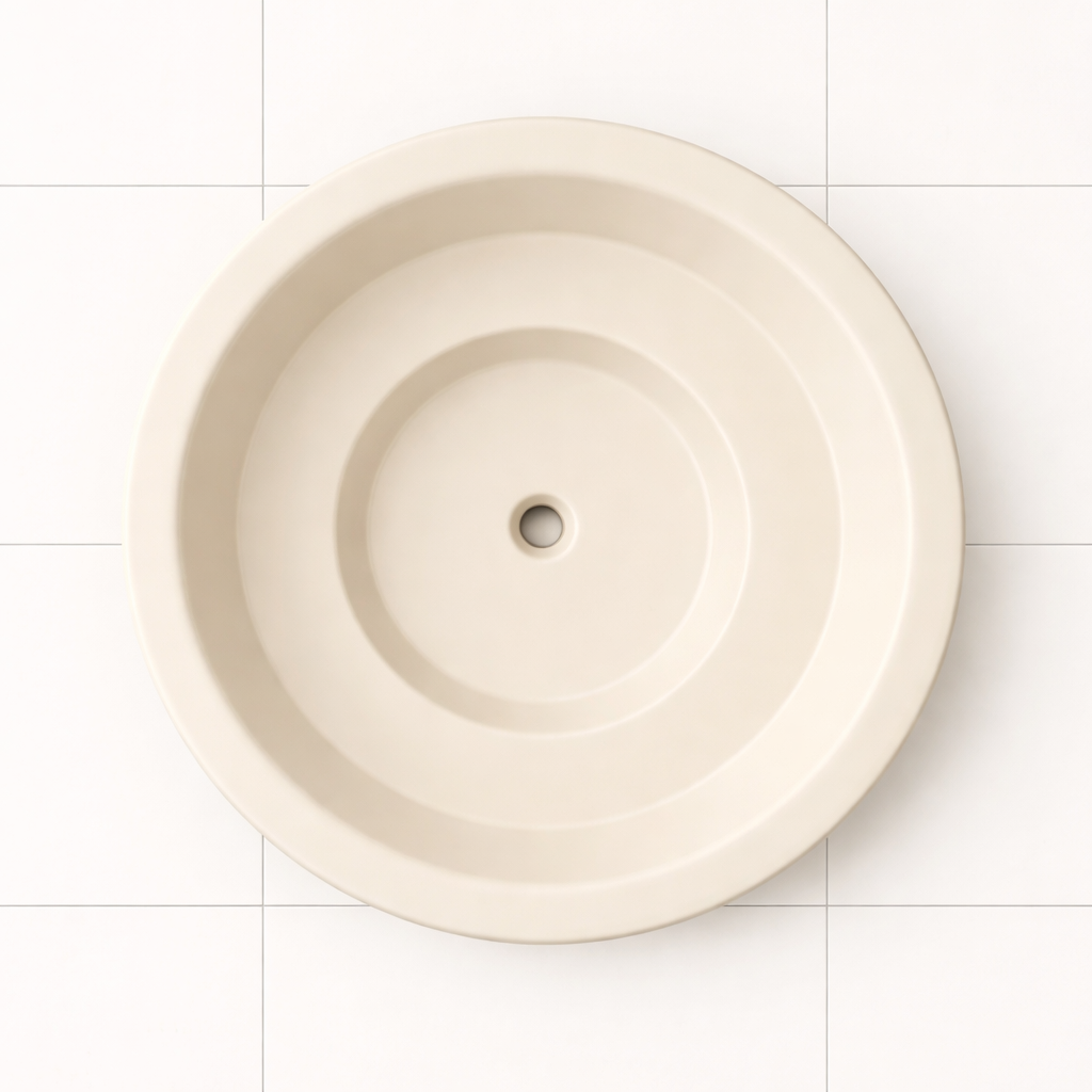 Omnitub 1500 Round Deep Soaking Bathtub – 1000mm Internal Depth