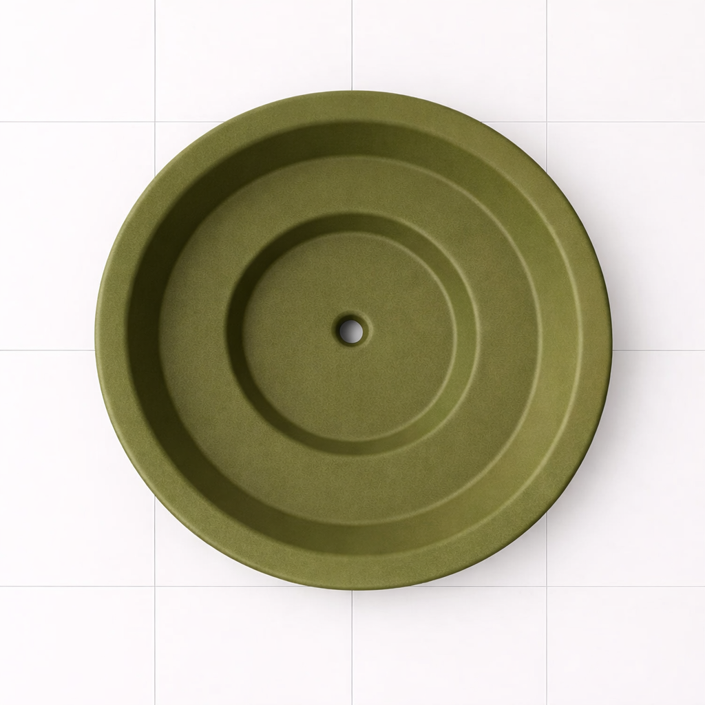 Omnitub 1500 Round Deep Soaking Bathtub – 1000mm Internal Depth