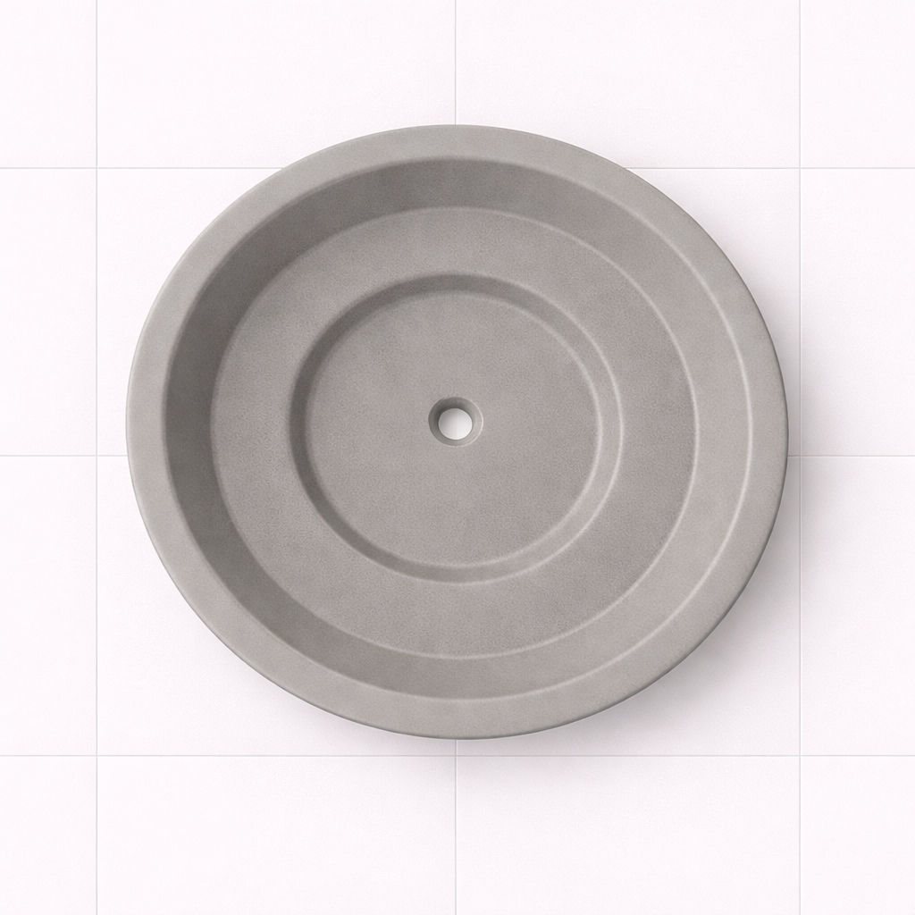 Omnitub 1500 Round Deep Soaking Bathtub – 1000mm Internal Depth