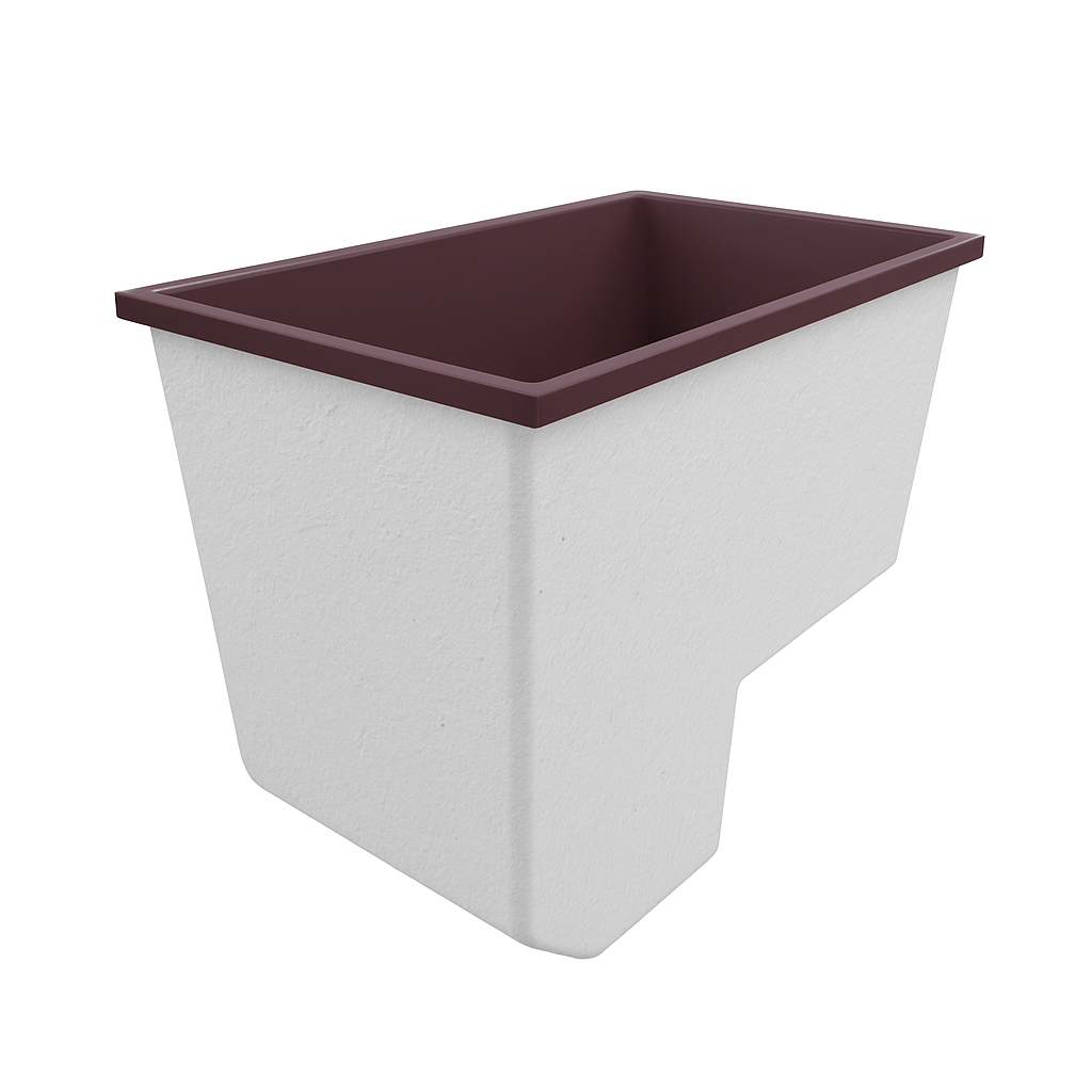 1100 x 600 Seated Soaking Tub – 1000mm Depth – Rectangular – Omnitub