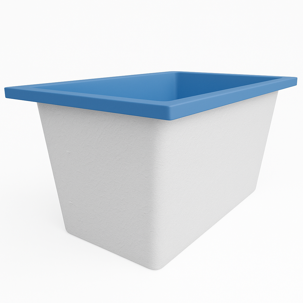 Omnitub 1250 x 750 Deep Soaking Bathtub – 600mm Internal Depth – Rectangular