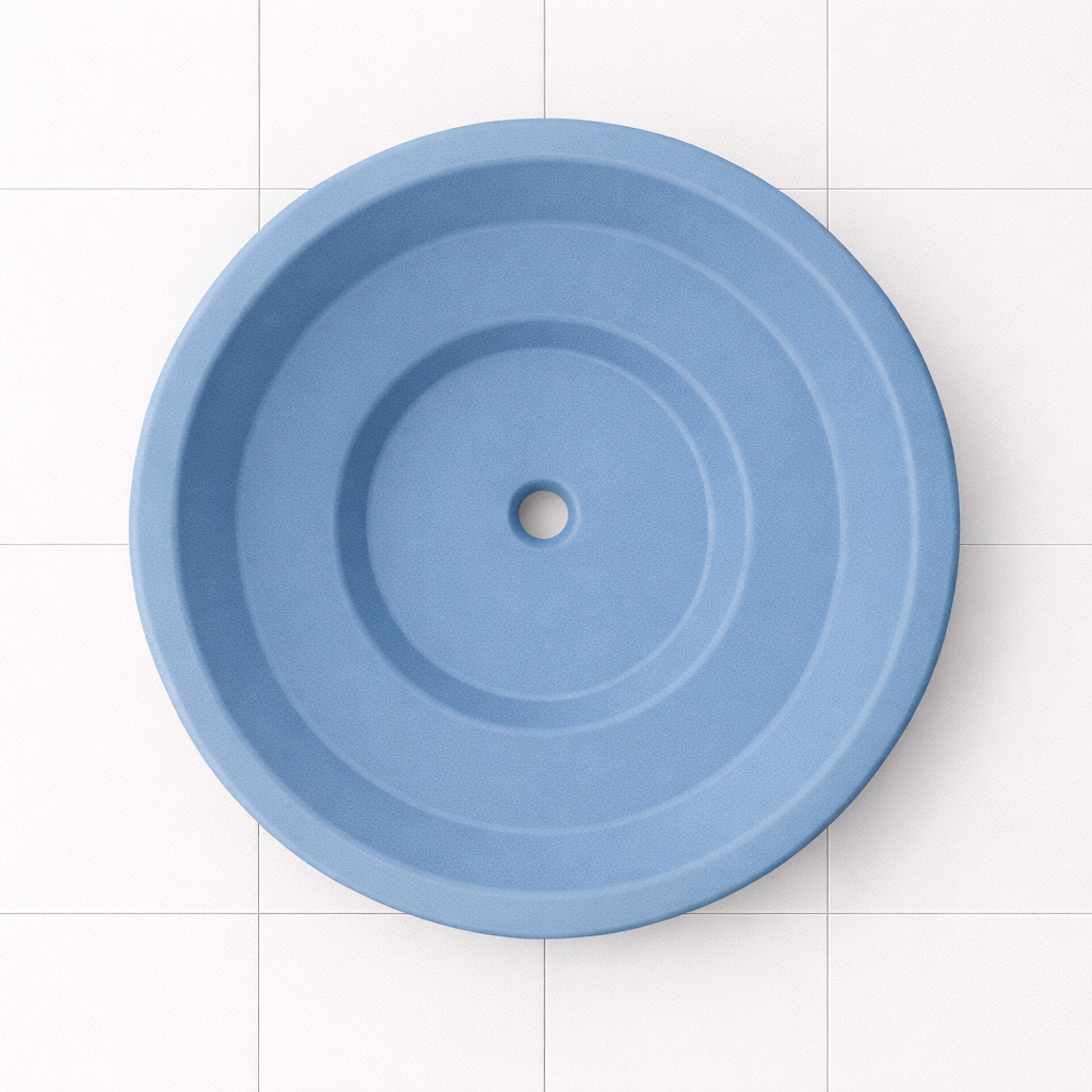 Omnitub 1500 Round Deep Soaking Bathtub – 1000mm Internal Depth