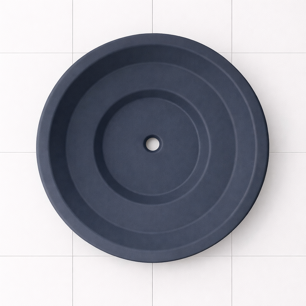 Omnitub 1500 Round Deep Soaking Bathtub – 1000mm Internal Depth