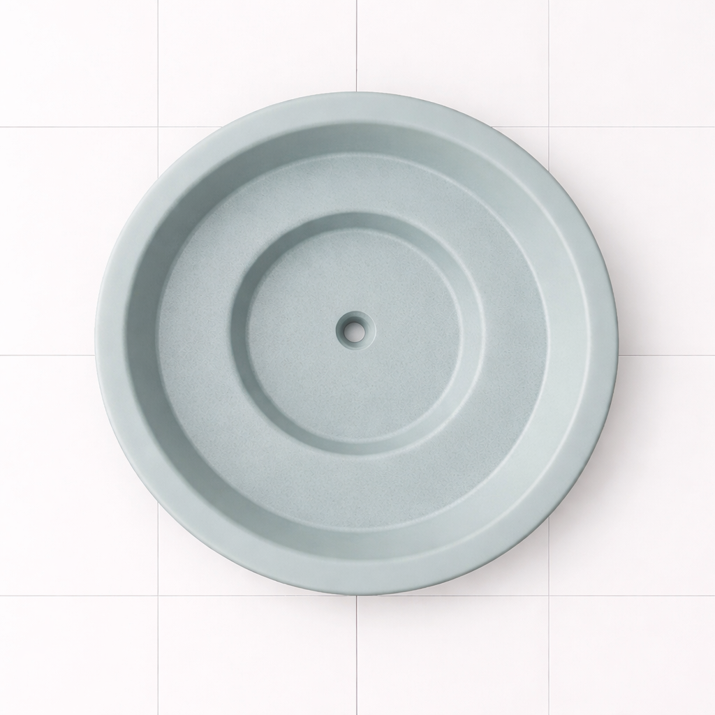 Omnitub 1500 Round Deep Soaking Bathtub – 1000mm Internal Depth