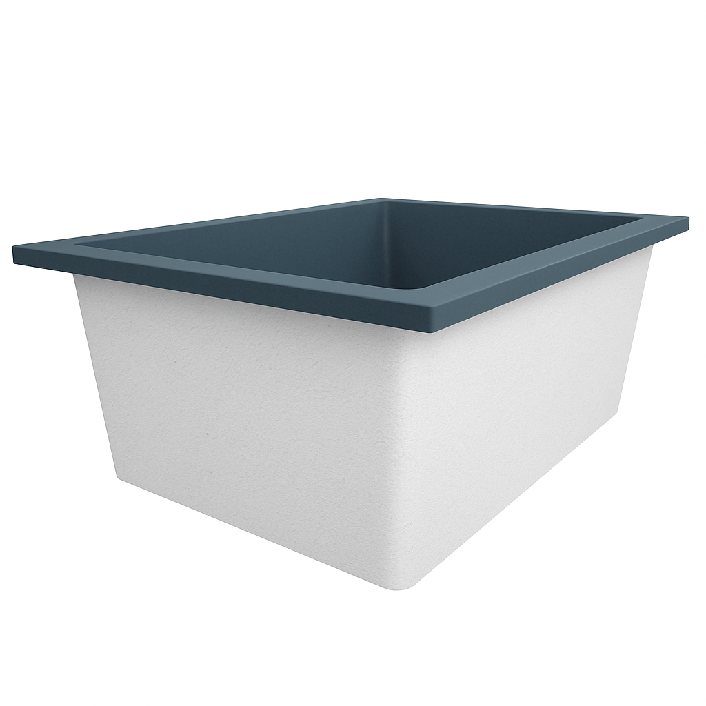 1250 x 1050 Deep Soaking Tub – 600mm Depth – Wide Rectangular – Omnitub