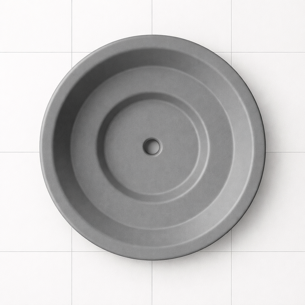 Omnitub 1500 Round Deep Soaking Bathtub – 1000mm Internal Depth