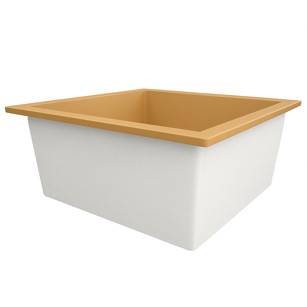1200 x 1200 Deep Soaking Tub – 600mm Depth – Square – Omnitub