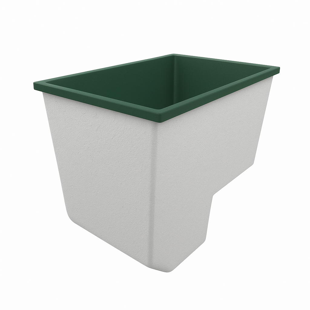 1100 x 600 Seated Soaking Tub – 1000mm Depth – Rectangular – Omnitub