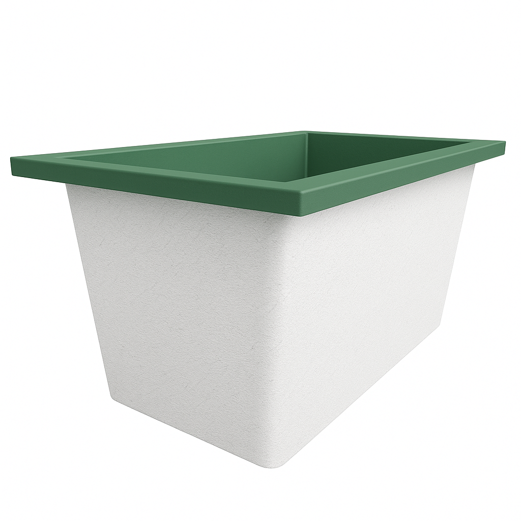 Omnitub 1250 x 750 Deep Soaking Bathtub – 600mm Internal Depth – Rectangular