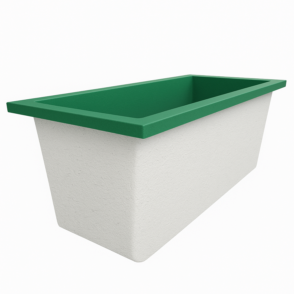 Omnitub Deluxe 1700 x 750 handmade UK deep soaking tub 600mm depth rectangular - feature highlight 4