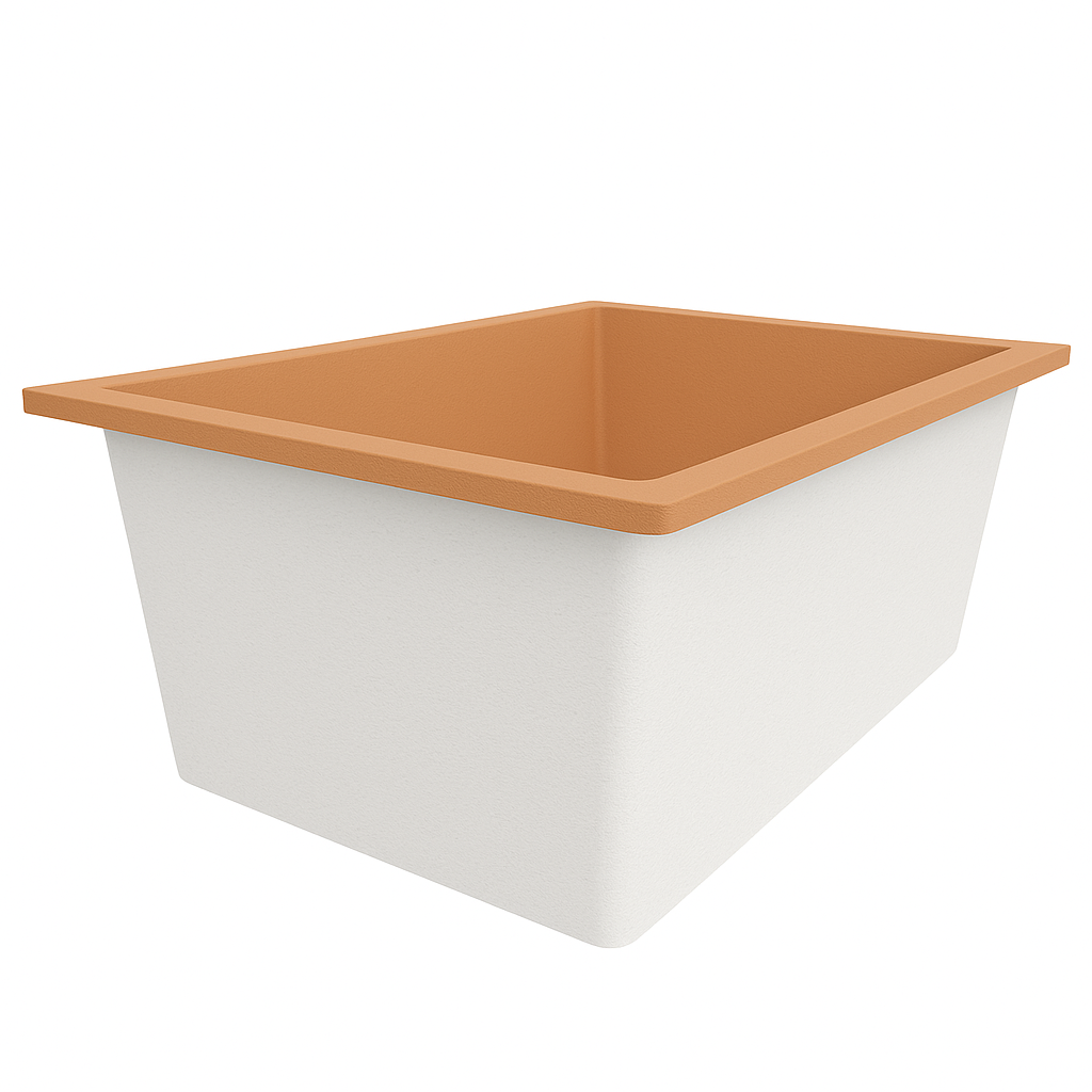 1250 x 1050 Deep Soaking Tub – 600mm Depth – Wide Rectangular – Omnitub