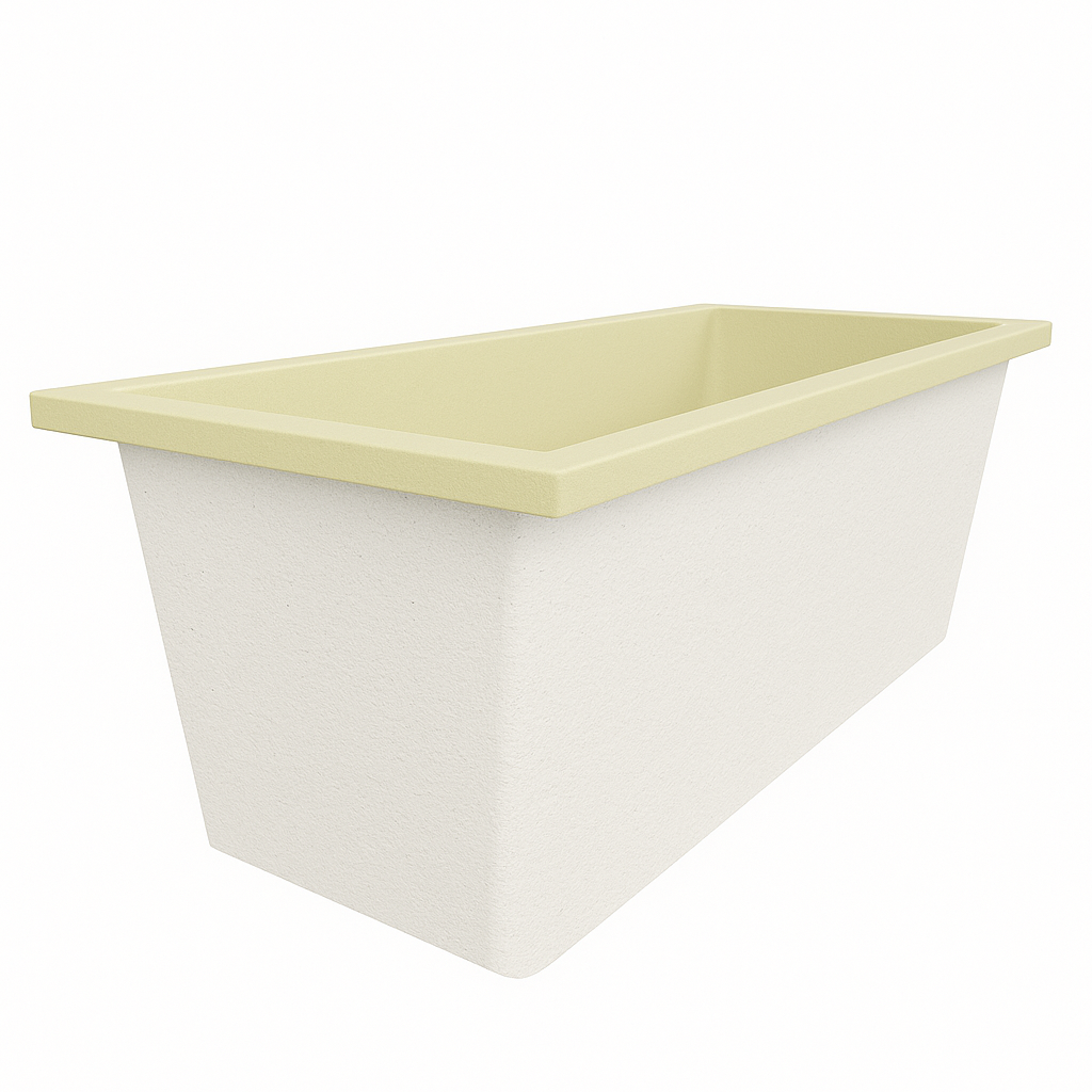 Omnitub Deluxe 1700 x 750 handmade UK deep soaking tub 600mm depth rectangular - lifestyle setting 5