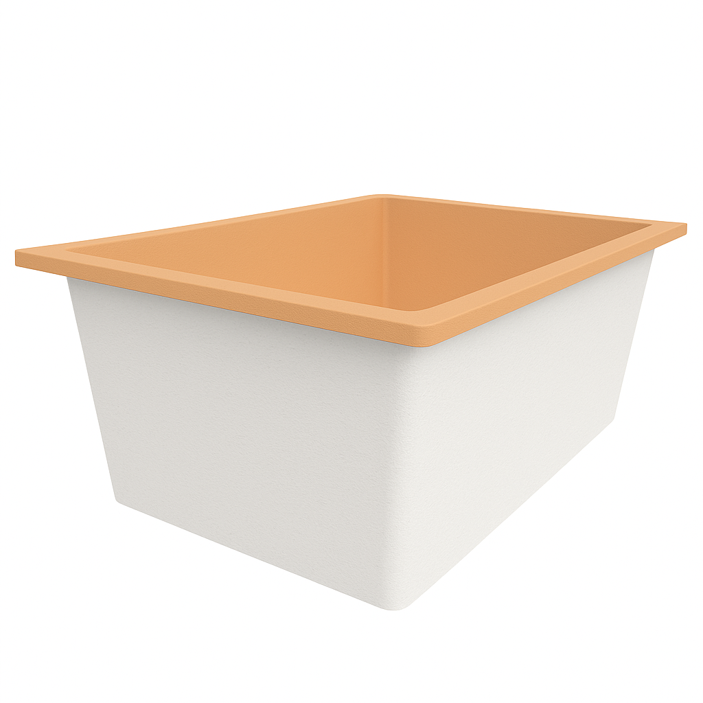 1250 x 1050 Deep Soaking Tub – 600mm Depth – Wide Rectangular – Omnitub