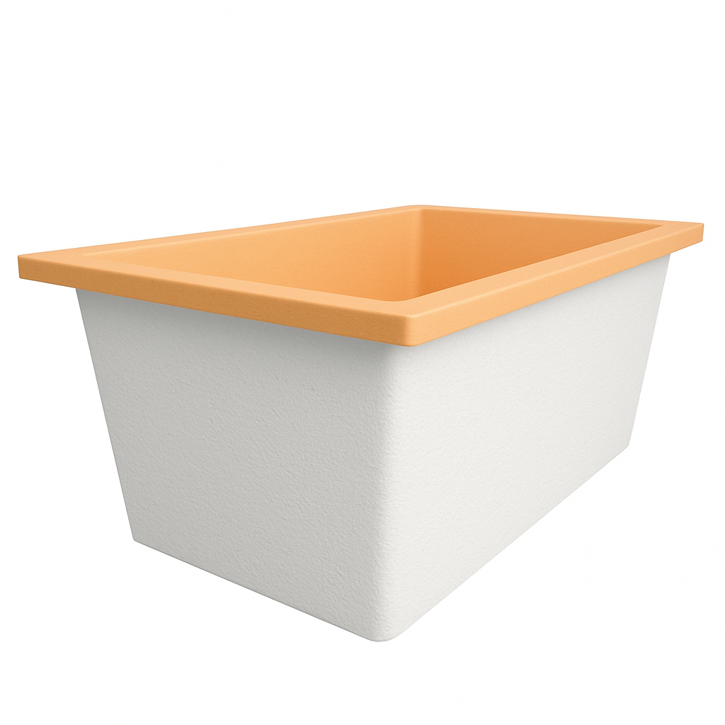 Omnitub Solo Flow 1400 x 900 handmade UK deep soaking tub 600mm depth rectangular - additional view 4