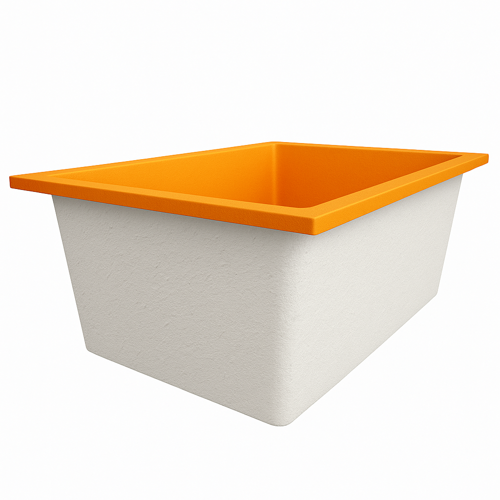 1250 x 1050 Deep Soaking Tub – 600mm Depth – Wide Rectangular – Omnitub