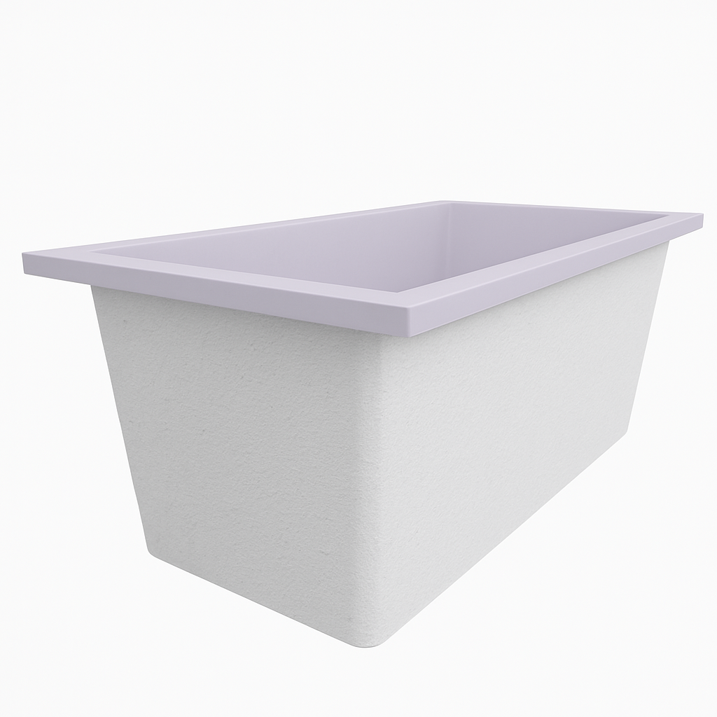 1500 x 800 Deep Soaking Tub – 600mm Depth – Rectangular – Omnitub (B100)