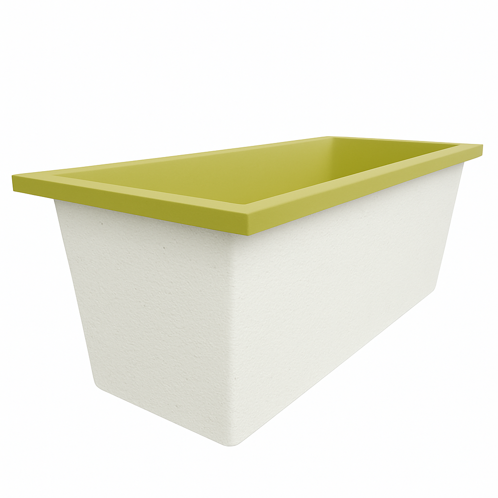 Omnitub Deluxe 1700 x 750 handmade UK deep soaking tub 600mm depth rectangular - lifestyle setting 6