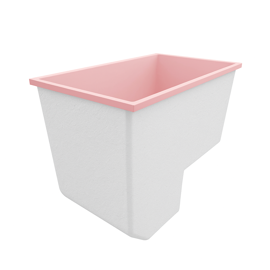 1100 x 700 Seated Soaking Tub – 1000mm Depth – Rectangular – Omnitub