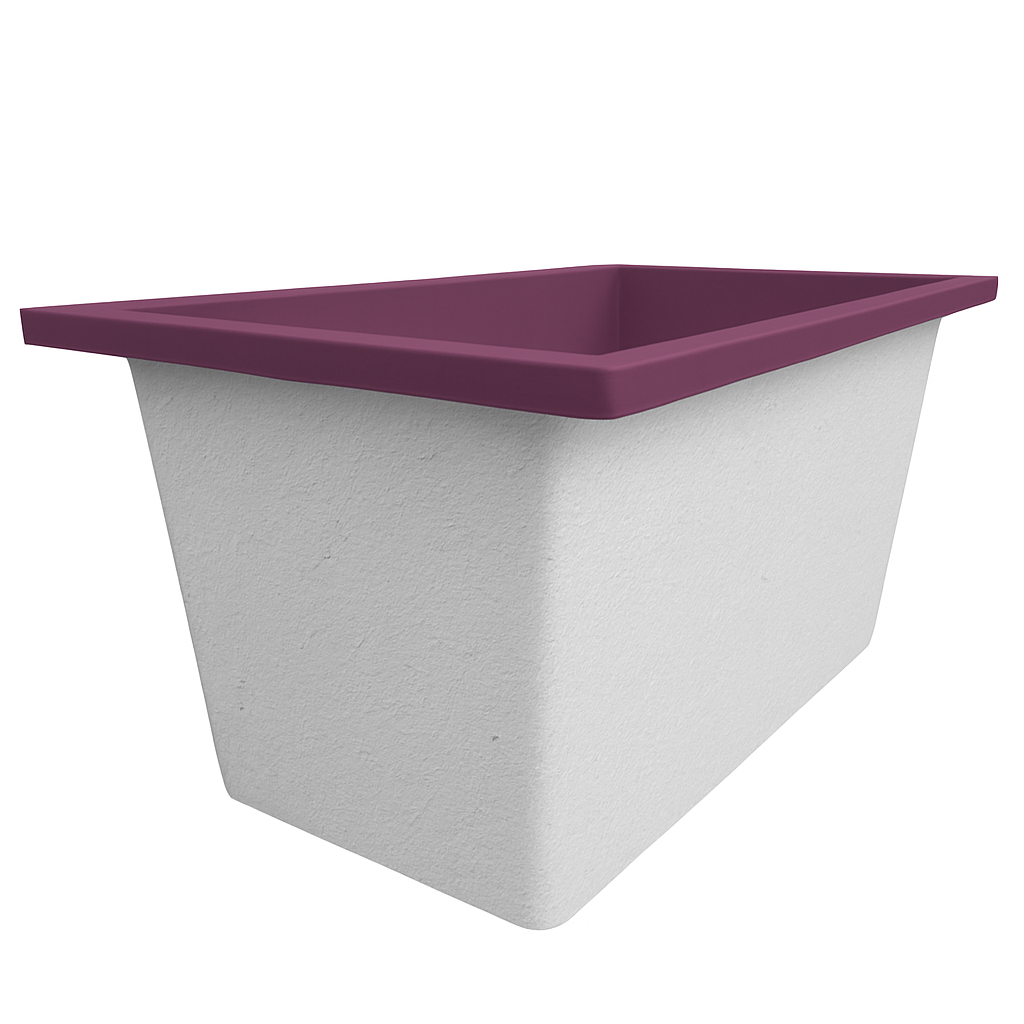 Omnitub 1250 x 750 Deep Soaking Bathtub – 600mm Internal Depth – Rectangular