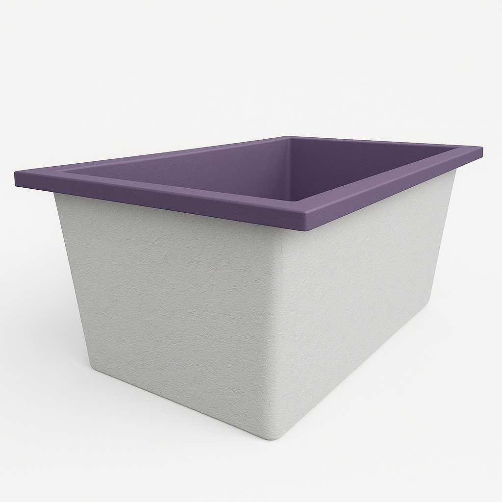 Omnitub Solo Flow 1400 x 900 handmade UK deep soaking tub 600mm depth rectangular - gallery image 5